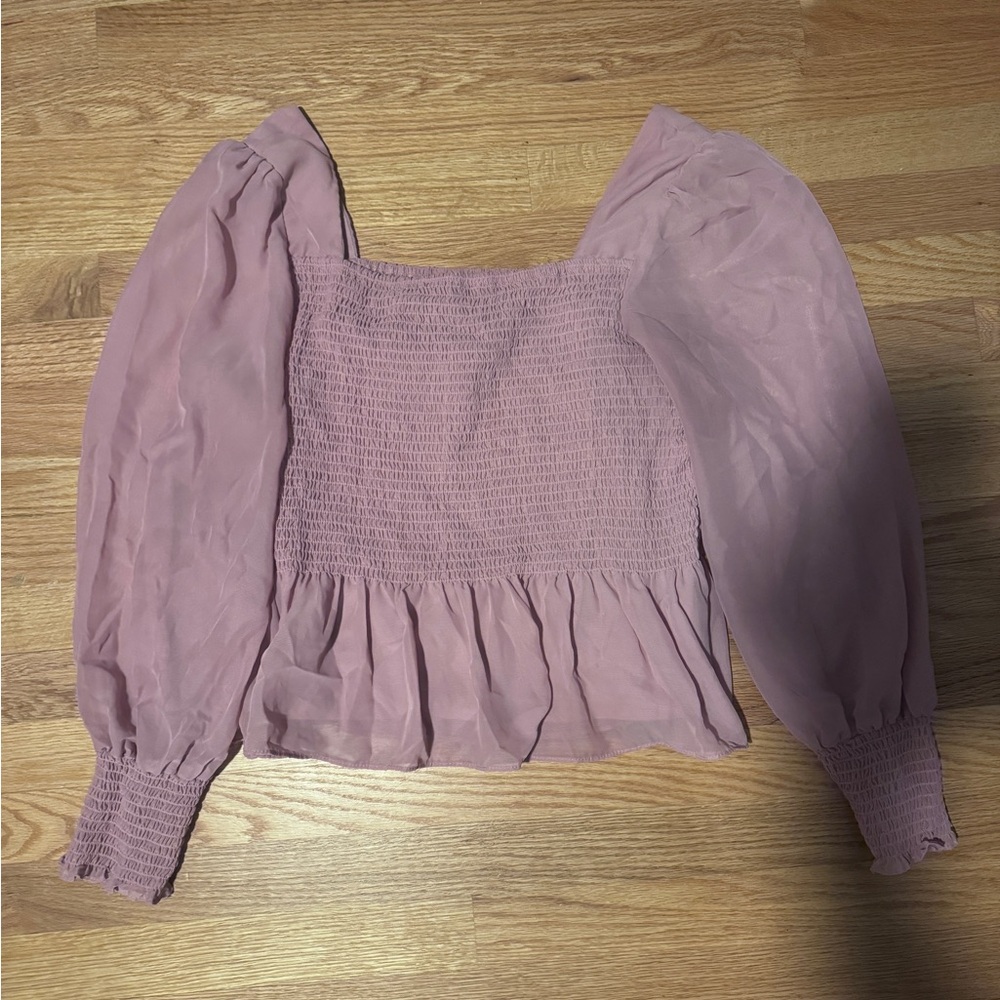 Nine West Dusty Pink Blouse